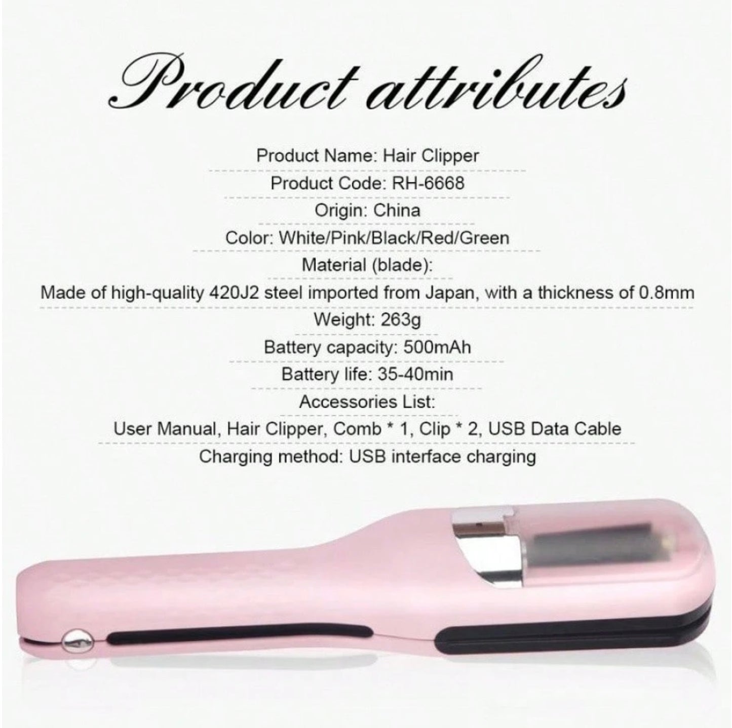 Portable Split Ends Remover