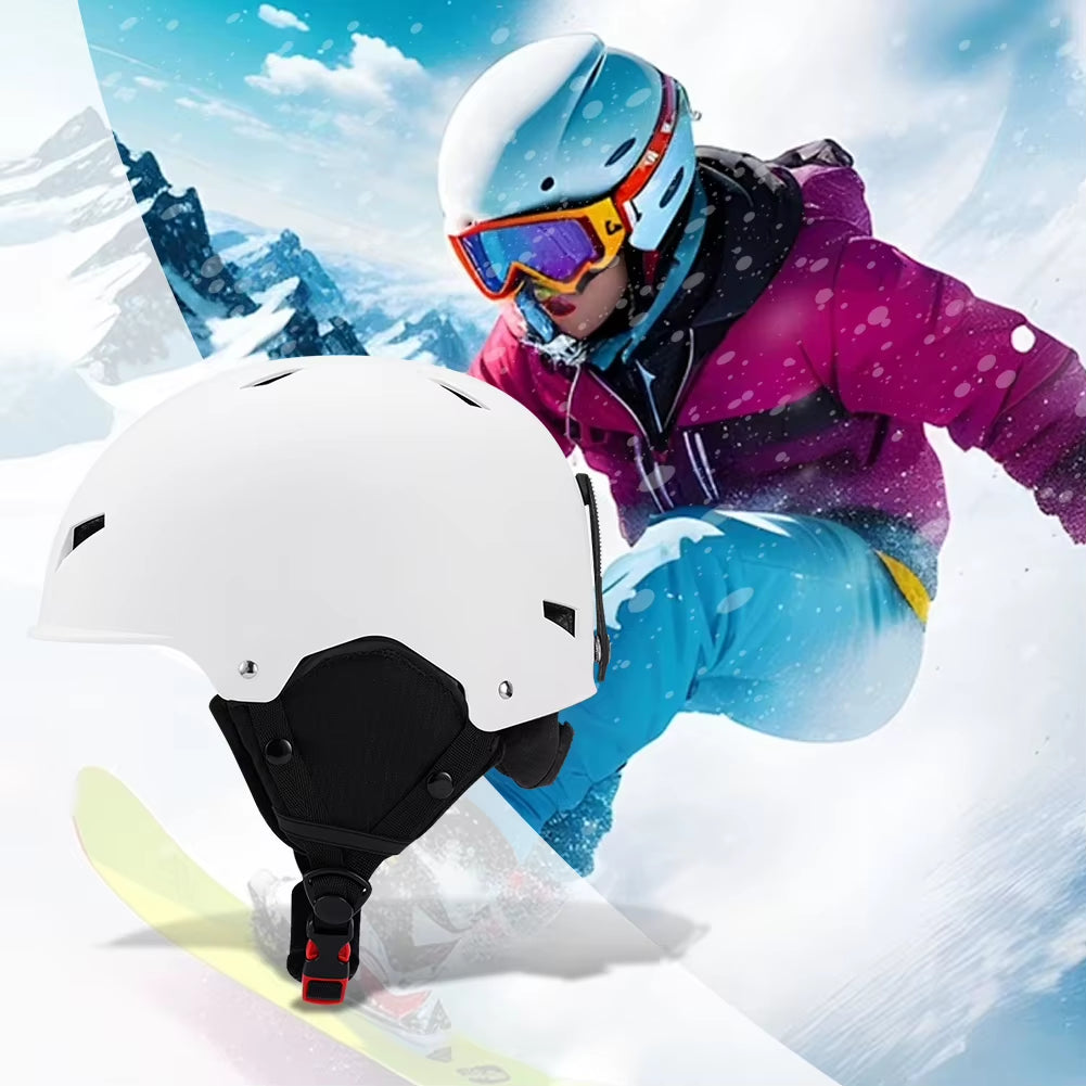 Ski Helmet Skateboard Helmet Shockproof Sports Safety Helmet 8 Vents Lightweight Snowboard Helmet Adjustable for Outdoor Sports